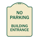 No Parking Building Entrance