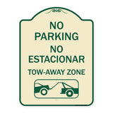 No Parking - No Estacionar Tow - Away Zone (With Graphic)