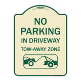 No Parking - in Driveway Tow Away Zone (With Graphic)