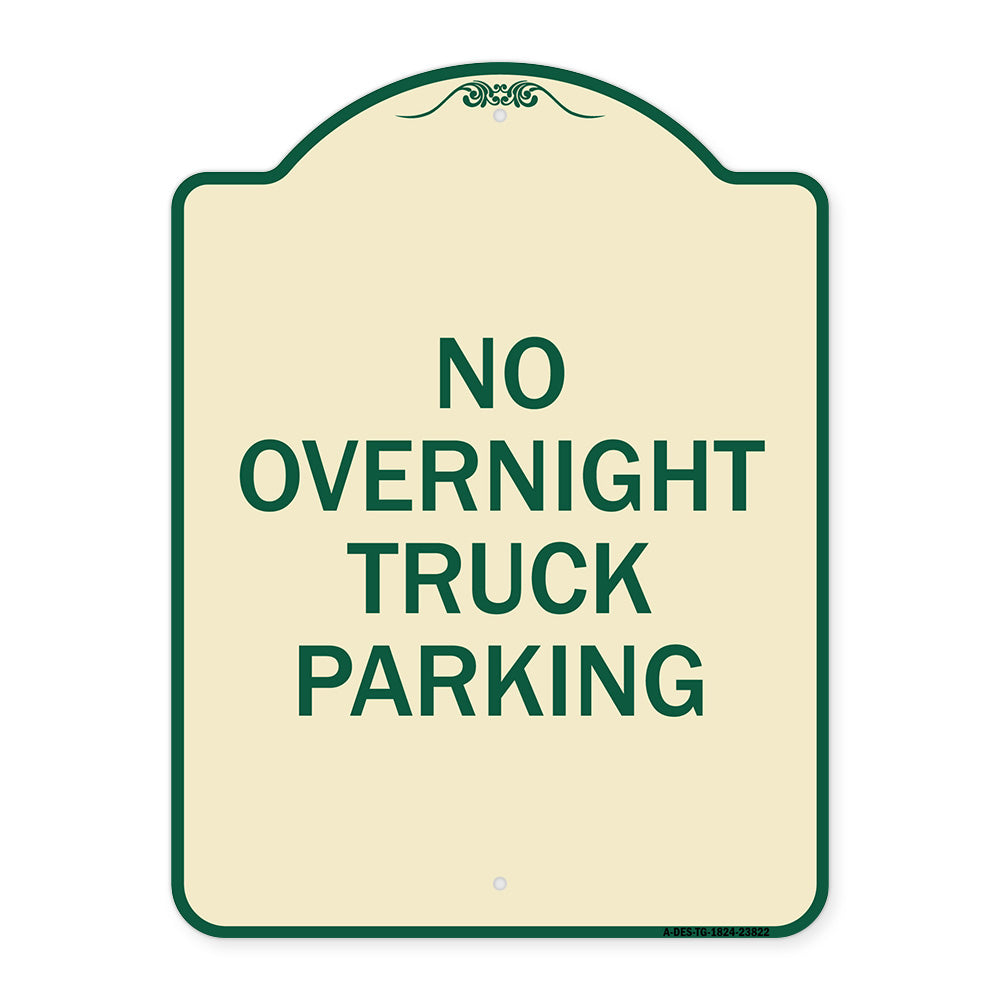 No Overnight Truck Parking
