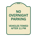 No Overnight Parking Vehicles Towed After 11 Pm