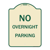 No Overnight Parking Sign