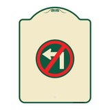 No Left Turn (Graphic Only)