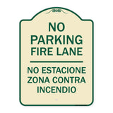 No Estacione Zona Contra Incendio