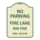 Missouri No Parking Fire Lane $50 Fine