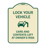 Lock Your Vehicle - Cars and Contents Left at Owner's Risk