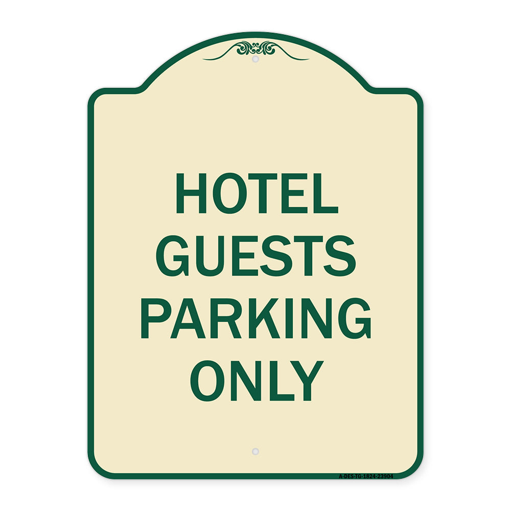 Hotel Guest Parking Only