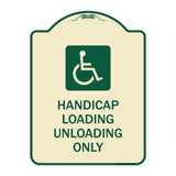 Handicap Loading Unloading Only (With Handicap Symbol)