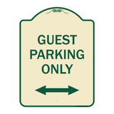 Guest Parking Only (With Bidirectional Arrow)