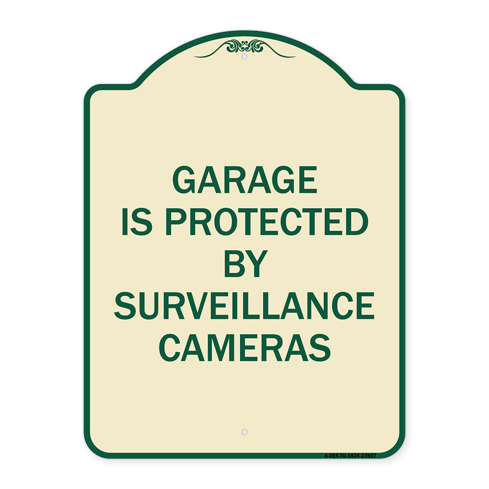 Garage Is Protected by Surveillance Cameras