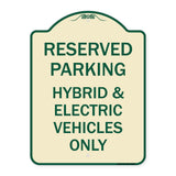 For Electrical Cars Reserved Parking - Hybrid & Electric Vehicles Only