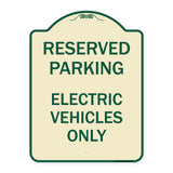 For Electrical Cars Reserved Parking - Electric Vehicles Only