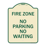 Fire Zone No Parking No Waiting