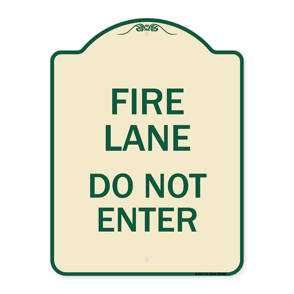 Fire Lane Do Not Enter