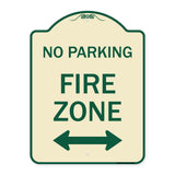 Fire Lane with Bidirectional Arrow