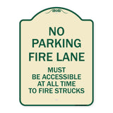 Fire Lane Must Be Accessible at All Time to Fire Trucks