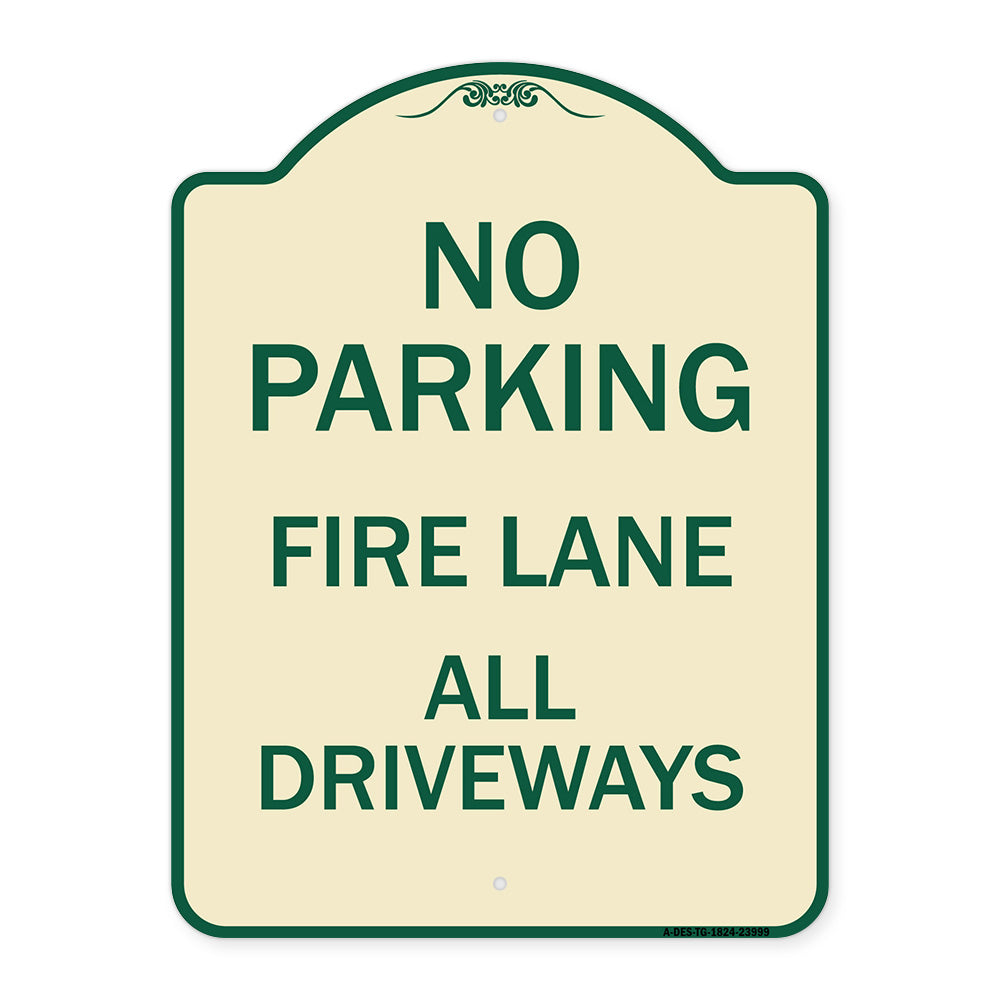 Fire Lane All Driveways