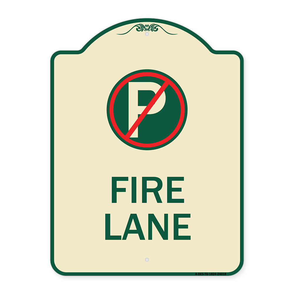 Fire Lane (No Parking Symbol)