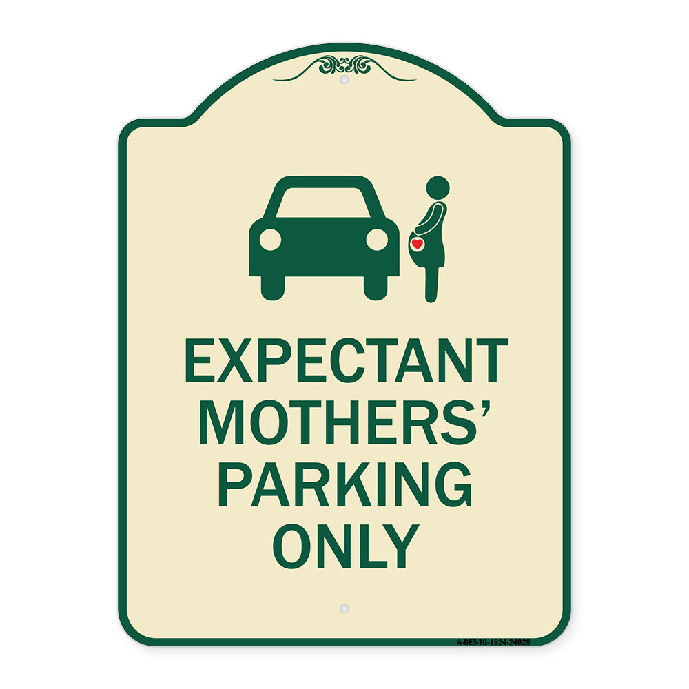 Expectant Mothers' Parking Only (With Graphic)