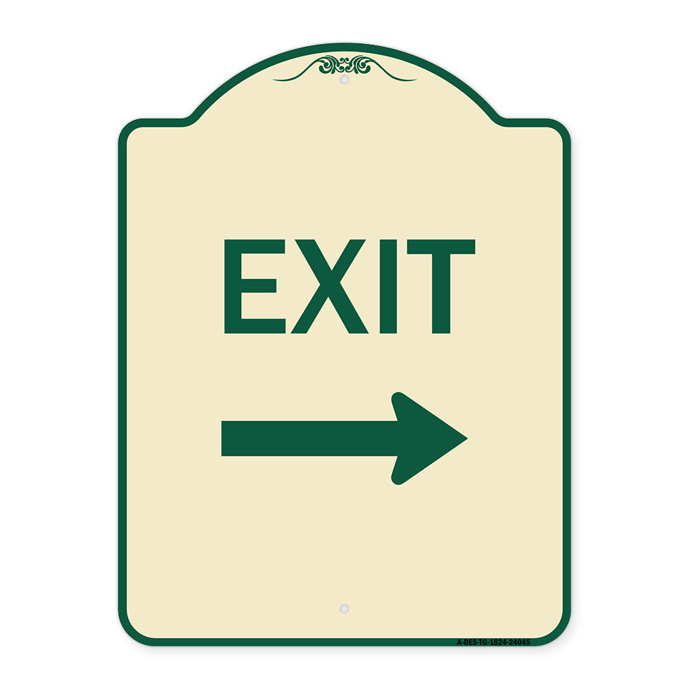 Exit (With Right Arrow) 3