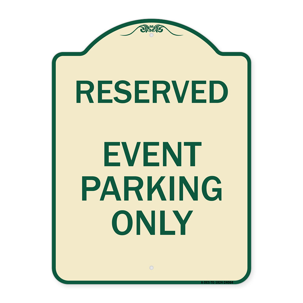 Event Parking Only