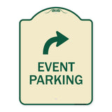 Event Parking Only (With Upper Right Arrow)