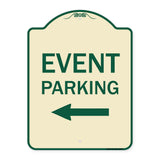 Event Parking Only (With Left Arrow)