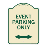 Event Parking Only (With Bidirectional Arrow)