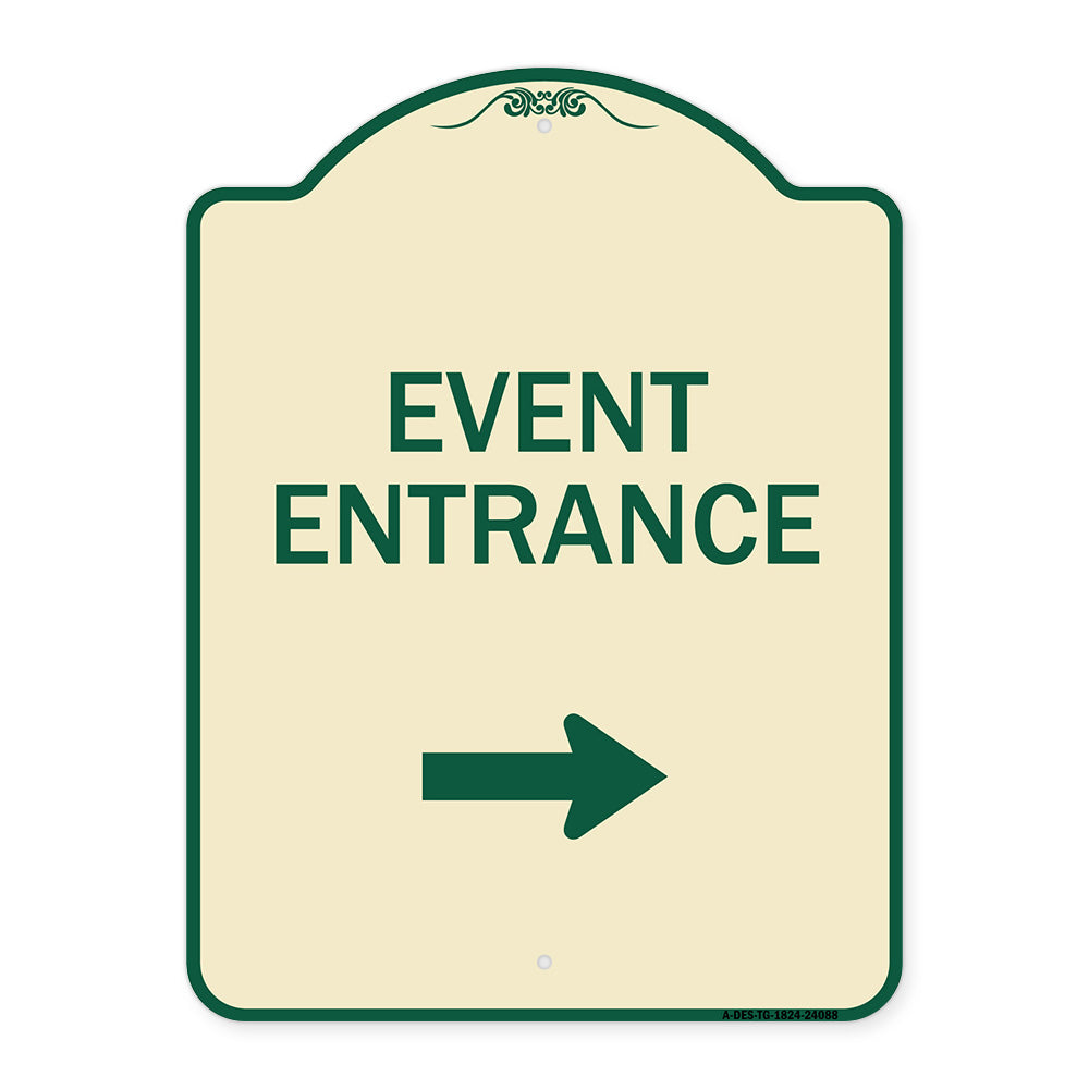 Event Entrance (With Right Arrow)