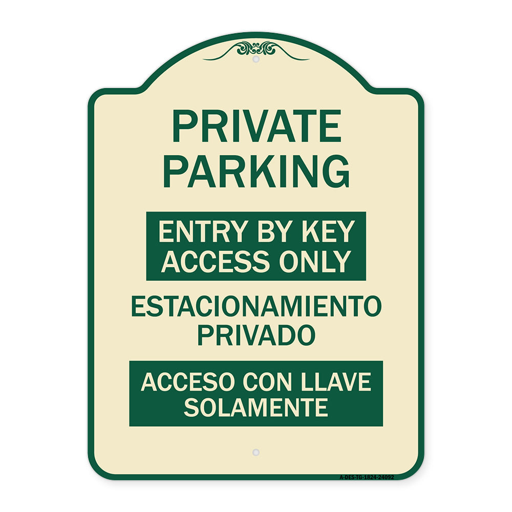 Entry by Key Access Only - Estacionamiento Privado Acceso Con Llave Solamente