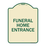 Entrance Sign Funeral Home Entrance