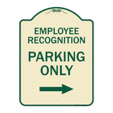 Employee Recognition Parking Only Right Arrow