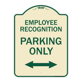 Employee Recognition Parking Only (With Bi-Directional Arrow)