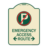 Emergency Access Route (With Bidirectional Arrow)