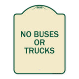 Driveway Sign No Buses or Trucks
