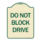 Do Not Block Drive
