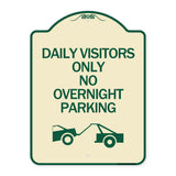 Day Visitors Only No Overnight Parking (With Graphic)