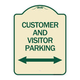 Customer and Visitor Parking (Bidirectional Arrow)