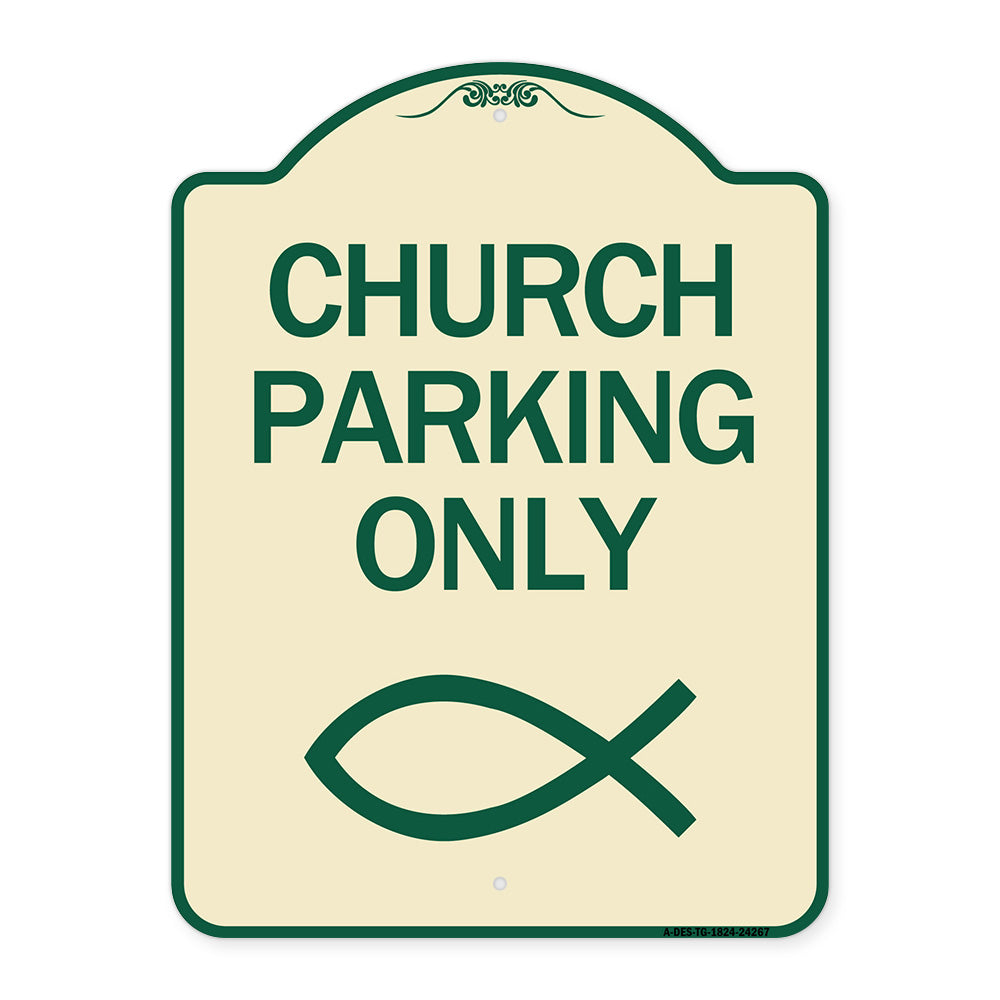 Church Parking Only (Symbol)