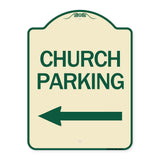 Church Parking (With Left Arrow)