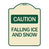 Caution - Falling Ice and Snow