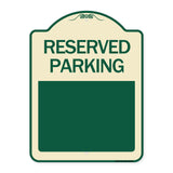 Blank Reserved Parking