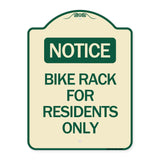 Bike Rack for Residents Only