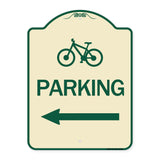 Bicycle Symbol Parking (Left Arrow)