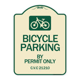 Bicycle Parking by Permit Only C.V.S. 21210 (With Bicycle Graphic)