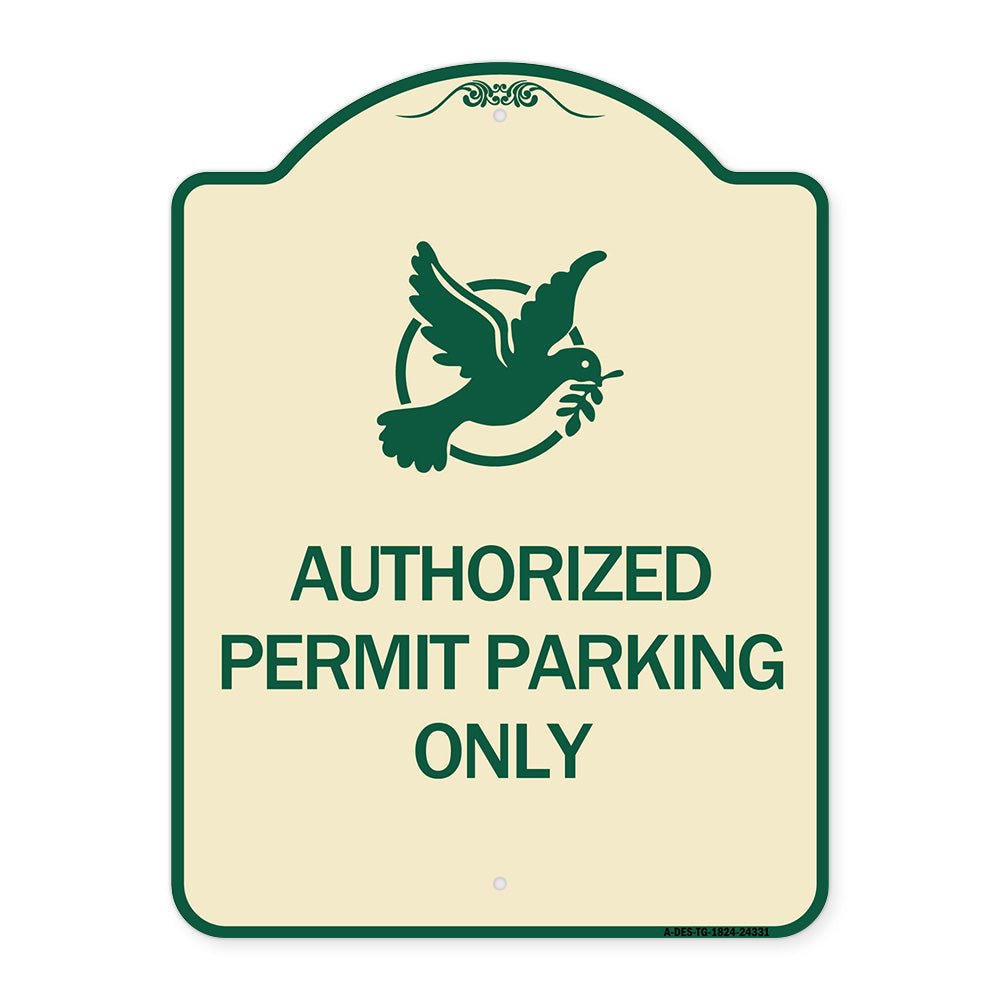 Authorized Church Parking Only (With Graphic)
