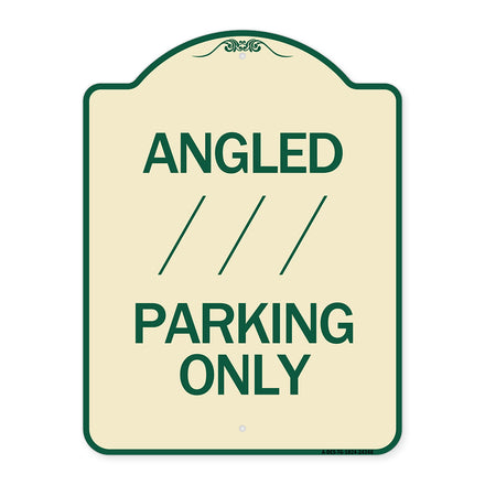 Angle Parking Only (With Bidirectional Arrow) 1