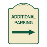 Additional Parking Sign (Right Arrow)