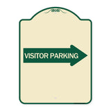 Visitor Parking (With Right Arrow)