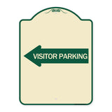 Visitor Parking (With Left Arrow)